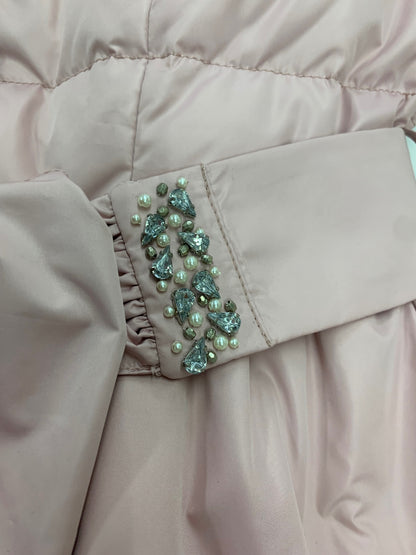 エムズグレイシー 529506 ダウンコート 38 ピンク フォックスファー ITBIJ9T9LYSC