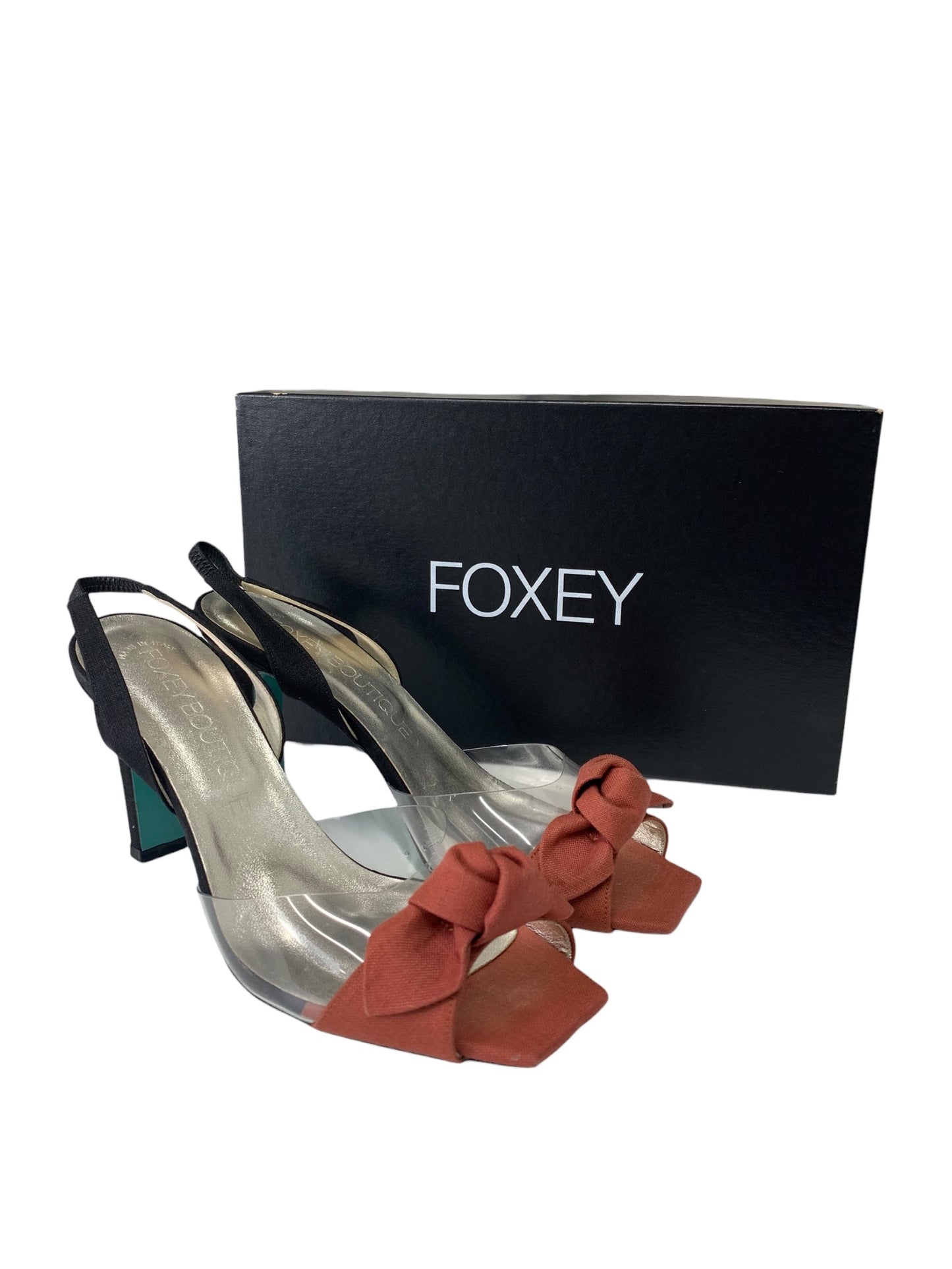 フォクシーブティック サンダル 34.5 ピンク リボン ITXSHZT61IHI 【SALE】