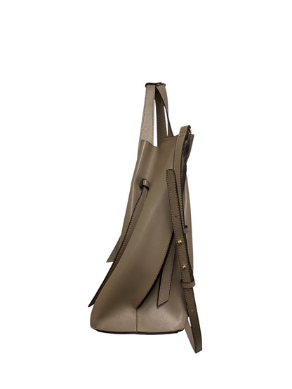 ストーリー ニュアンストートバッグ グレージュ サイドベルテッドハンドルバッグ レザー 2way IT2GZE5NBWH0 【SALE】