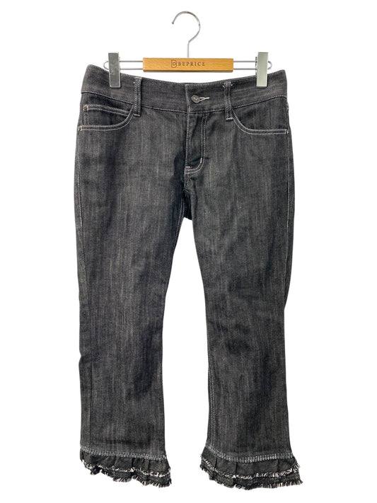 トゥービーシック W5R2122809 デニムパンツ 42 ブラック スパンコール IT0GDB5XZ324