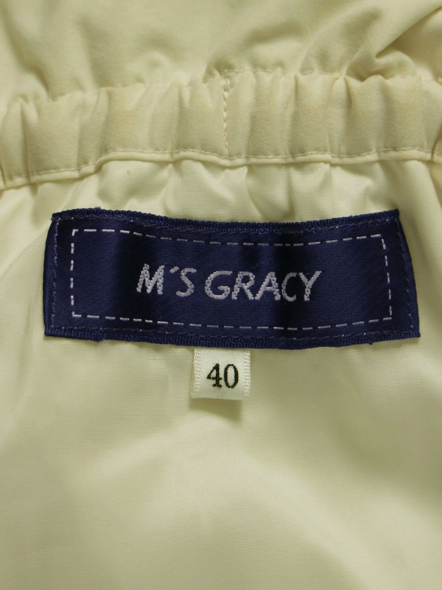 エムズグレイシー 414505 アウター 40 アイボリー リボン ITH98DHPT24K