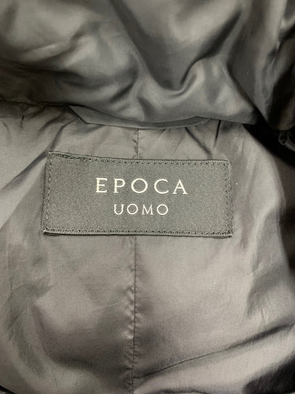 エポカウォモ M1F78-414-09 ダウンコート 46 ブラック フーディ ジップアップ ITED74DI1MAK