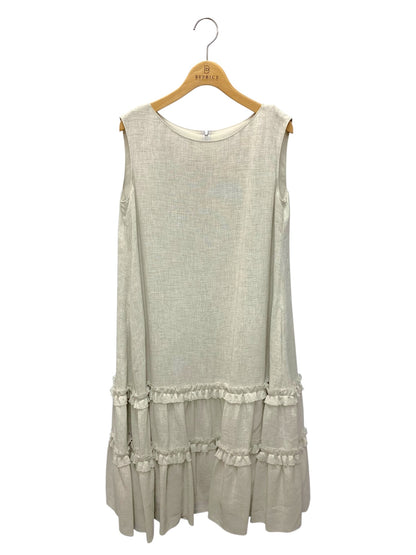 ルネ 5426950 ワンピース 36 グレー フリル フレア IT3L7VZLYDUQ