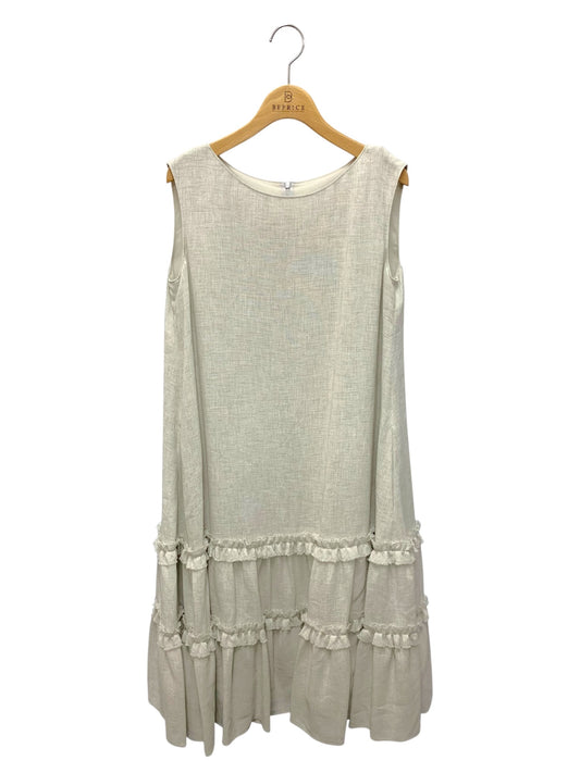 ルネ 5426950 ワンピース 36 グレー フリル フレア IT3L7VZLYDUQ