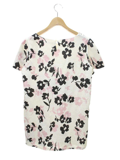 ギャラリービスコンティ 1270939 チュニック 3 アイボリー フラワープリント リボン ITDKSJJLYZM8