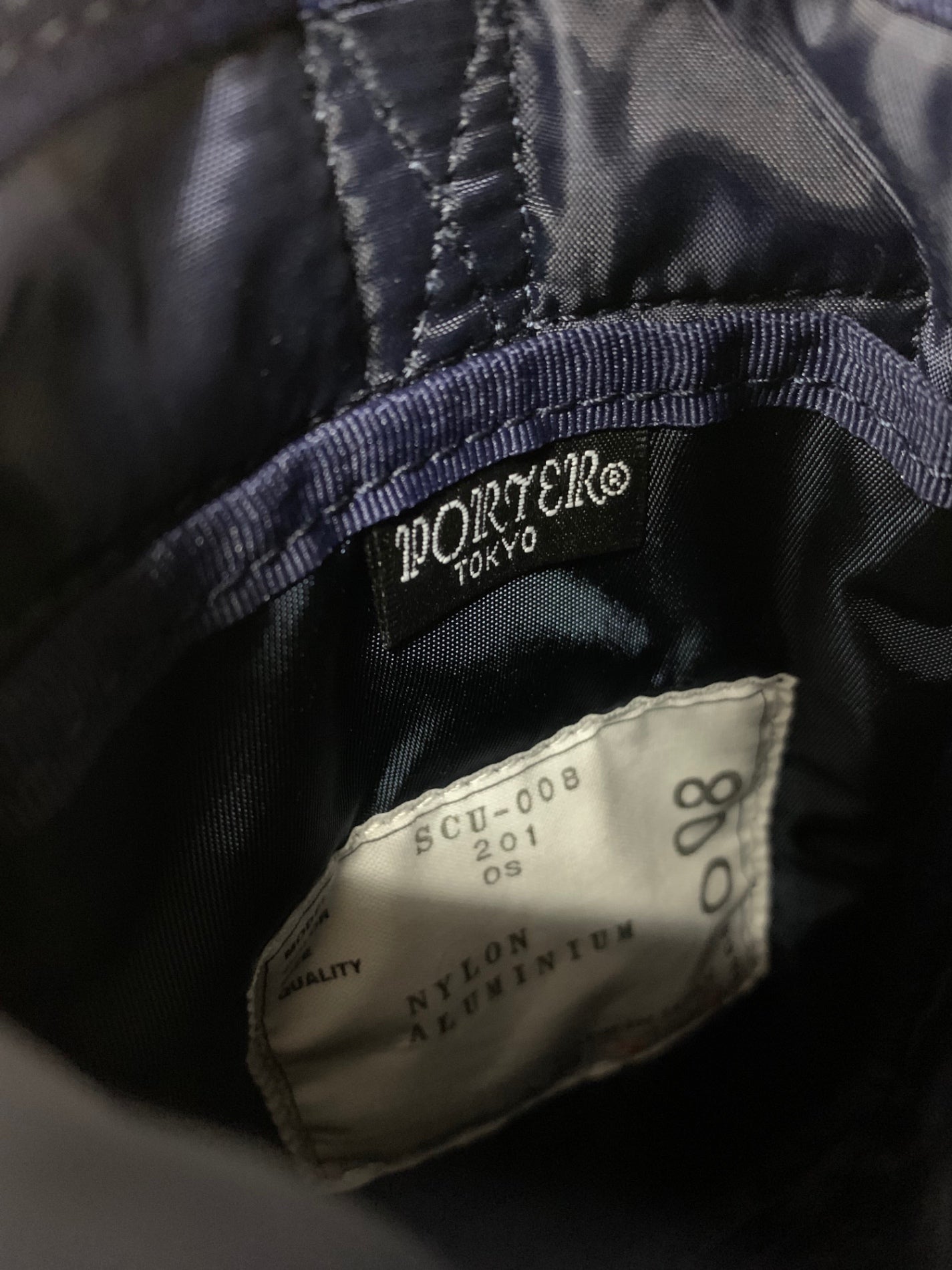 ポーター SCU-008 マルチポーチ ネイビー ホルダー sacaiコラボ IT1Q455LD7MO