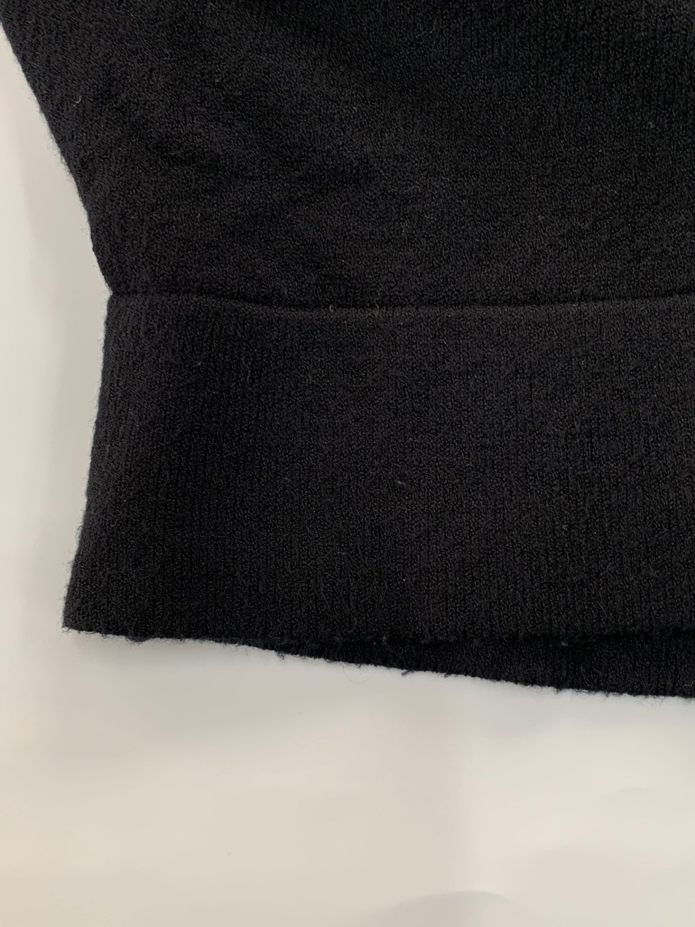 ヨーコチャン YEN-117-001 カーディガン 38 ブラック ボレロ シルク混