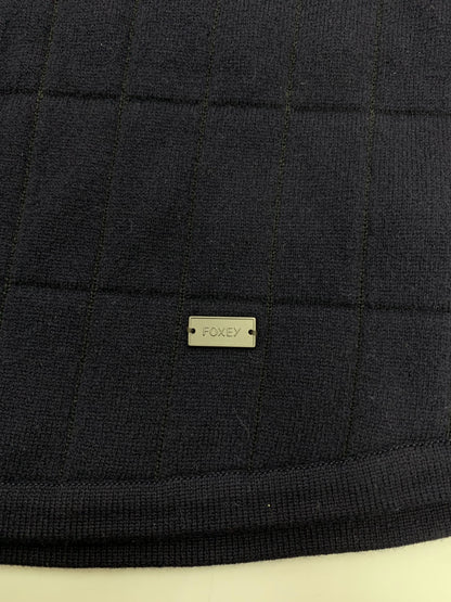 フォクシーブティック Aria Top 43928 ニット 40 ネイビー SP品 ITVSIQW6M9IG