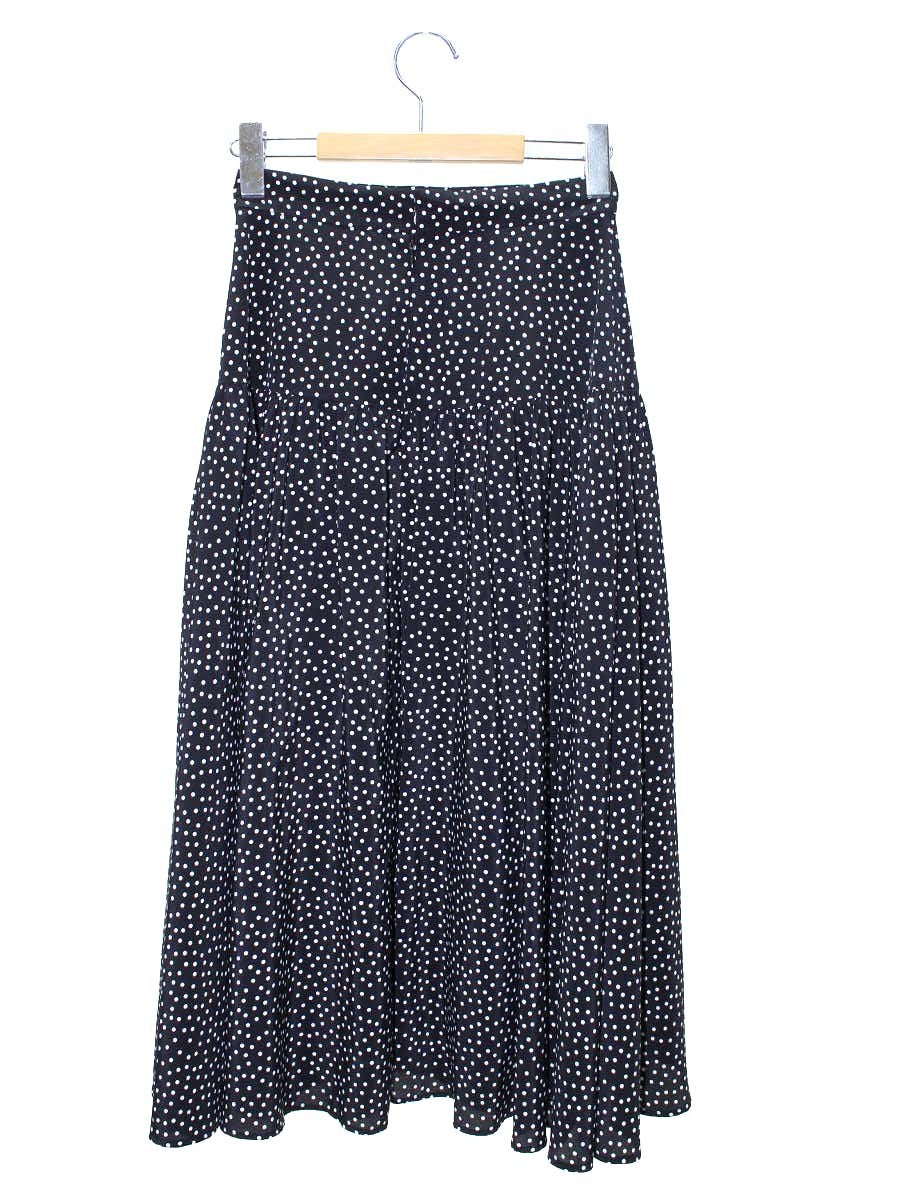 アベニールエトワール S440-017 スカート 34 ブラック ドット ITEVHTS0E8HN 【SALE】