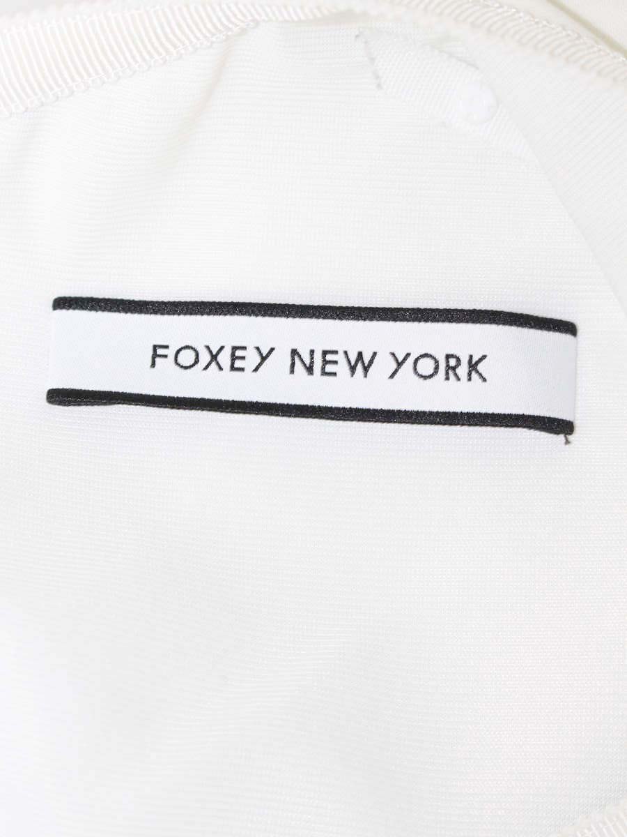 フォクシーニューヨーク Blouse Isabelle Ruffle Tank 38637 シャツ ブラウス 42 ホワイト ITBL7CHG70BS