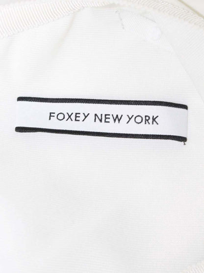 フォクシーニューヨーク Blouse Isabelle Ruffle Tank 38637 シャツ ブラウス 42 ホワイト ITBL7CHG70BS