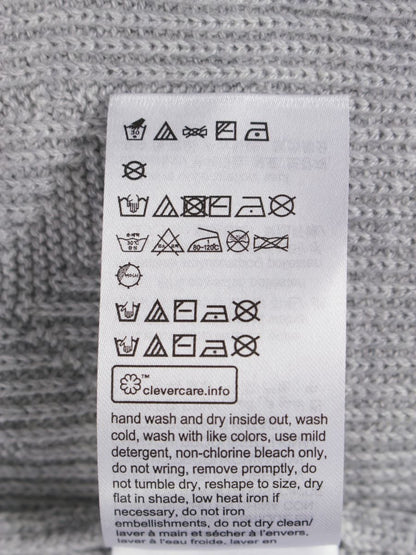 カルバンクラインジーンズ J326590 セーター S グレー ロゴ 総柄 ITOXCRUOL4XE