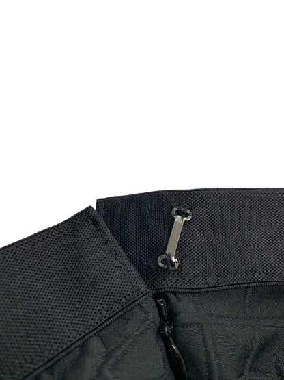 エムズグレイシー カメリアジャガードフレアー 317507 スカート 36 ブラック キルティング ITB4PUBSQJ60