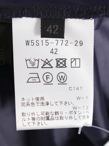 トゥービーシック W5S15-772-29 スカート 42 ネイビー デニムライク IT74H65A2KXK