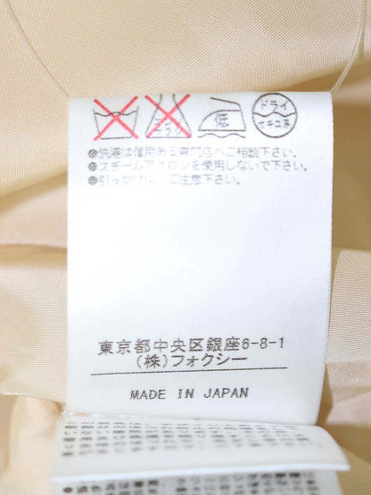 フォクシーブティック 27059 ワンピース 38 オレンジ シルク シフォン IT8GMJZTPW44