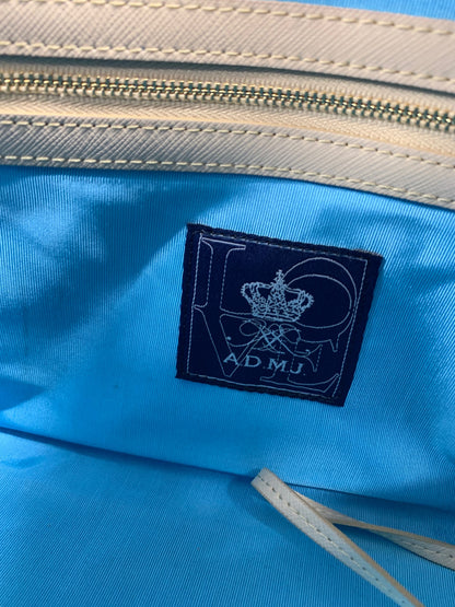 エーディーエムジェイ トートバッグ グレージュ ショルダー 2way レザー スワロフスキー IT1ML69CYCZU