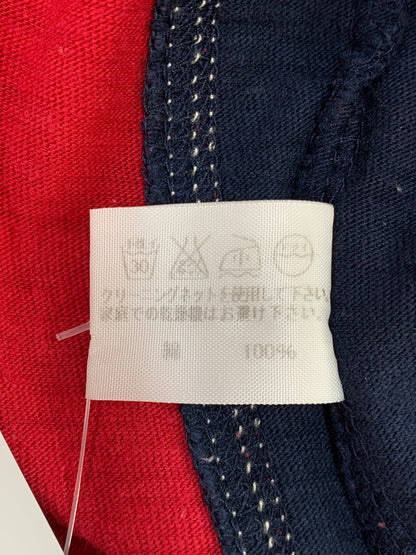 イッセイミヤケ ME63JK041 Tシャツ 2 レッド 切替 ポケット ITCOYCL7GQNM 【SALE】