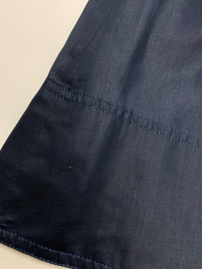 エムズグレイシー 927345 スカート 38 ネイビー タックフレア IT2Y8O75B23C 【SALE】