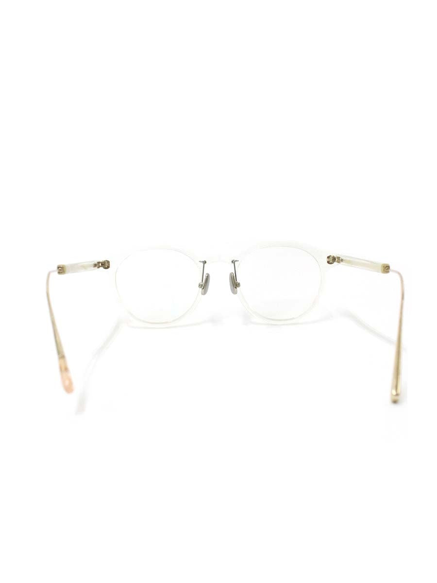 ブラン B0034 メガネ 透明/ライトゴールド セルフレーム フルリム ボストン ITH21OG4CCZO
