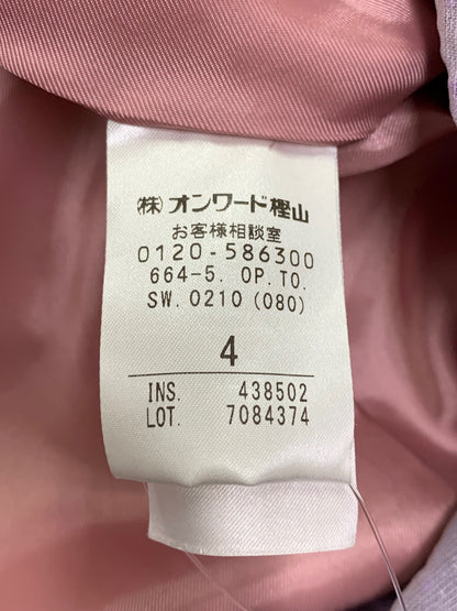 トッカ SW-0210 ワンピース 4 パープル ツィード ラメ ウール ITI2T96JSP2W