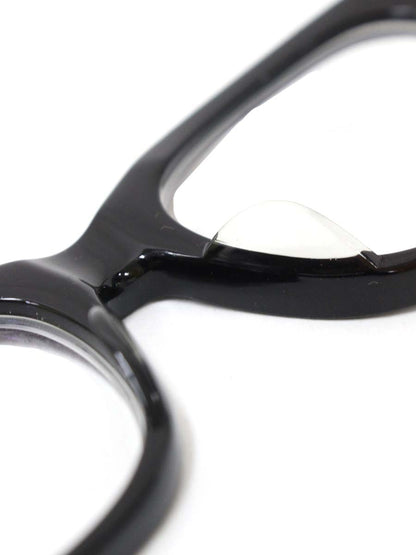 白山眼鏡店 HANK 1975 メガネ ブラック セルフレーム フルリム ウェリントン ITEW26WVYEDL