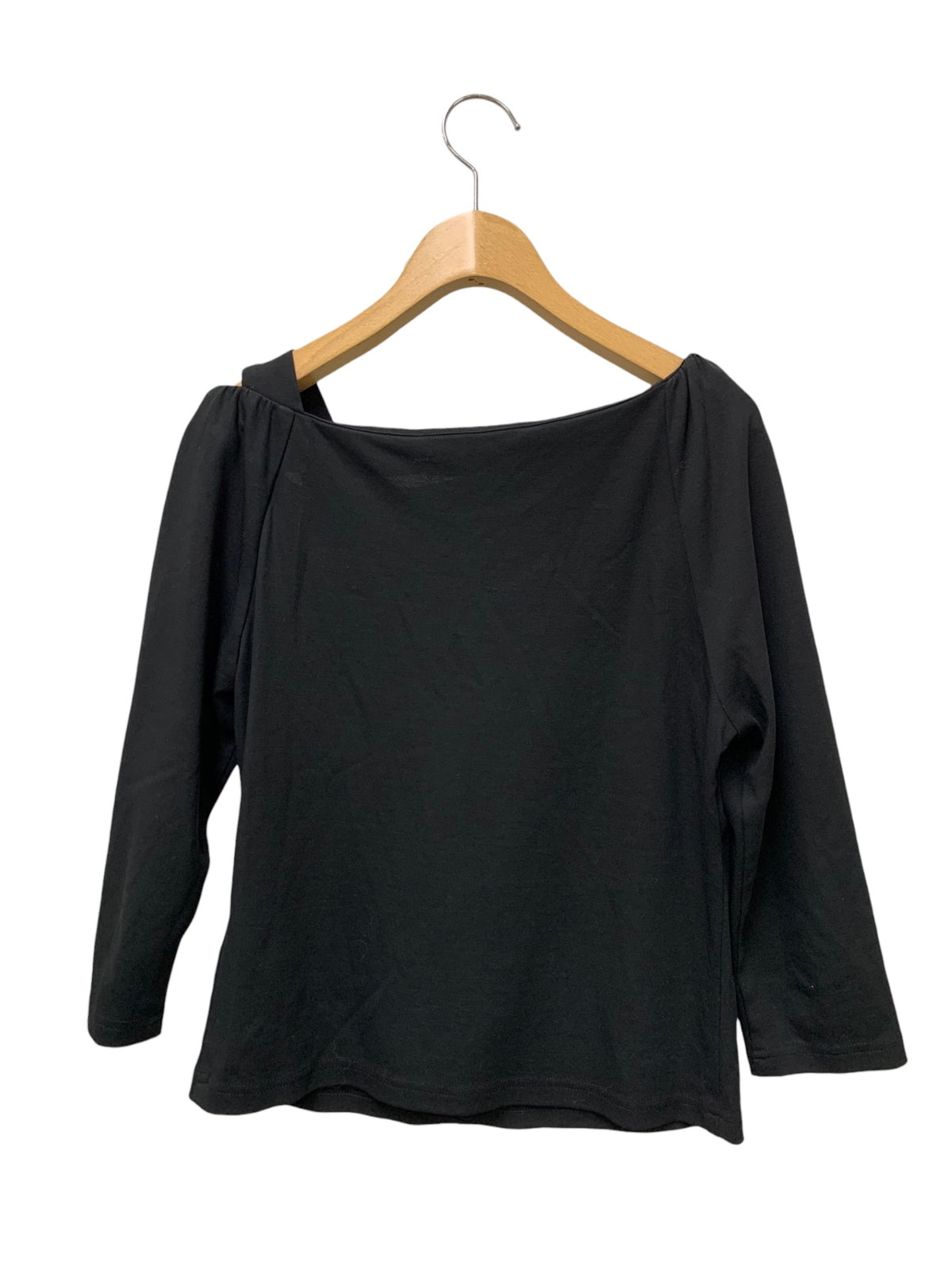 エムズグレイシー 015318 Tシャツ カットソー 38 ブラック リボンモチーフ ITWK0Z4PO8F2
