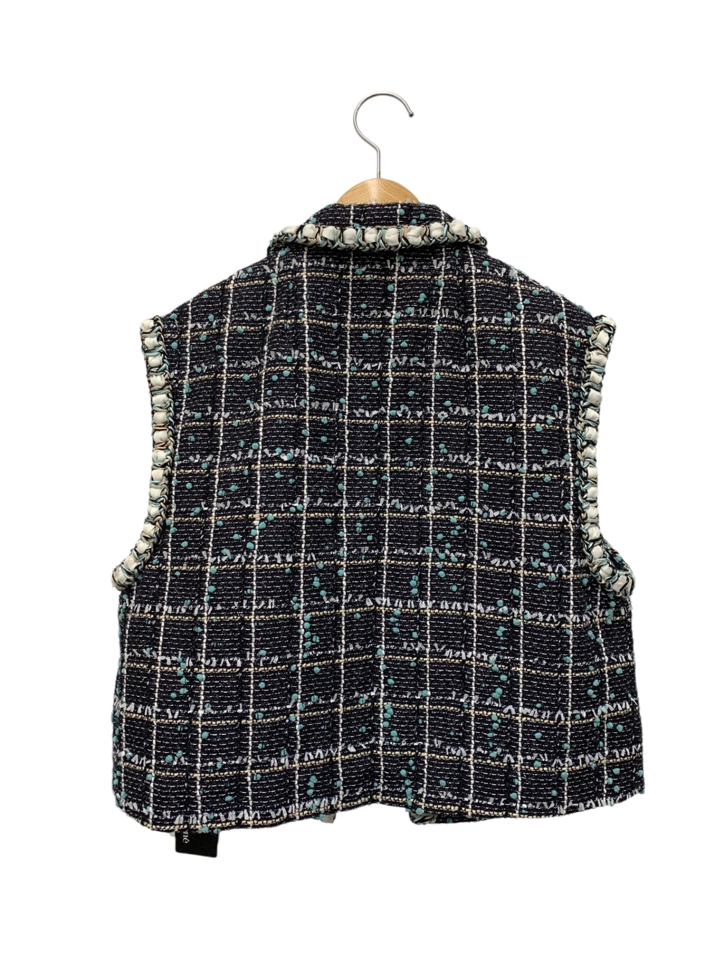 ルネ 6323940 ベスト 36 ネイビー TISSUE社製ツイード IT6PS29J873Q