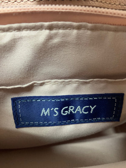 エムズグレイシー フラワーモチーフ付きミニトート 594113 ハンドバッグ ピンク 2WAY ITZ90PU36058