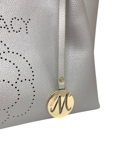 エムズグレイシー Punching Bag 994310 ハンドバッグ シルバー ITCYKZU5XJHC