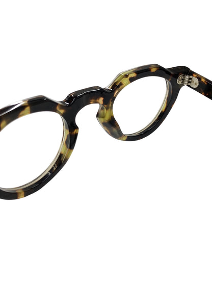 レスカルネティエ メガネ Upcycling Acetate, Limited Edition CROWN PANTO 8mm col.47 ブラウン 世界80本限定モデル ITCOHJI3YJCO