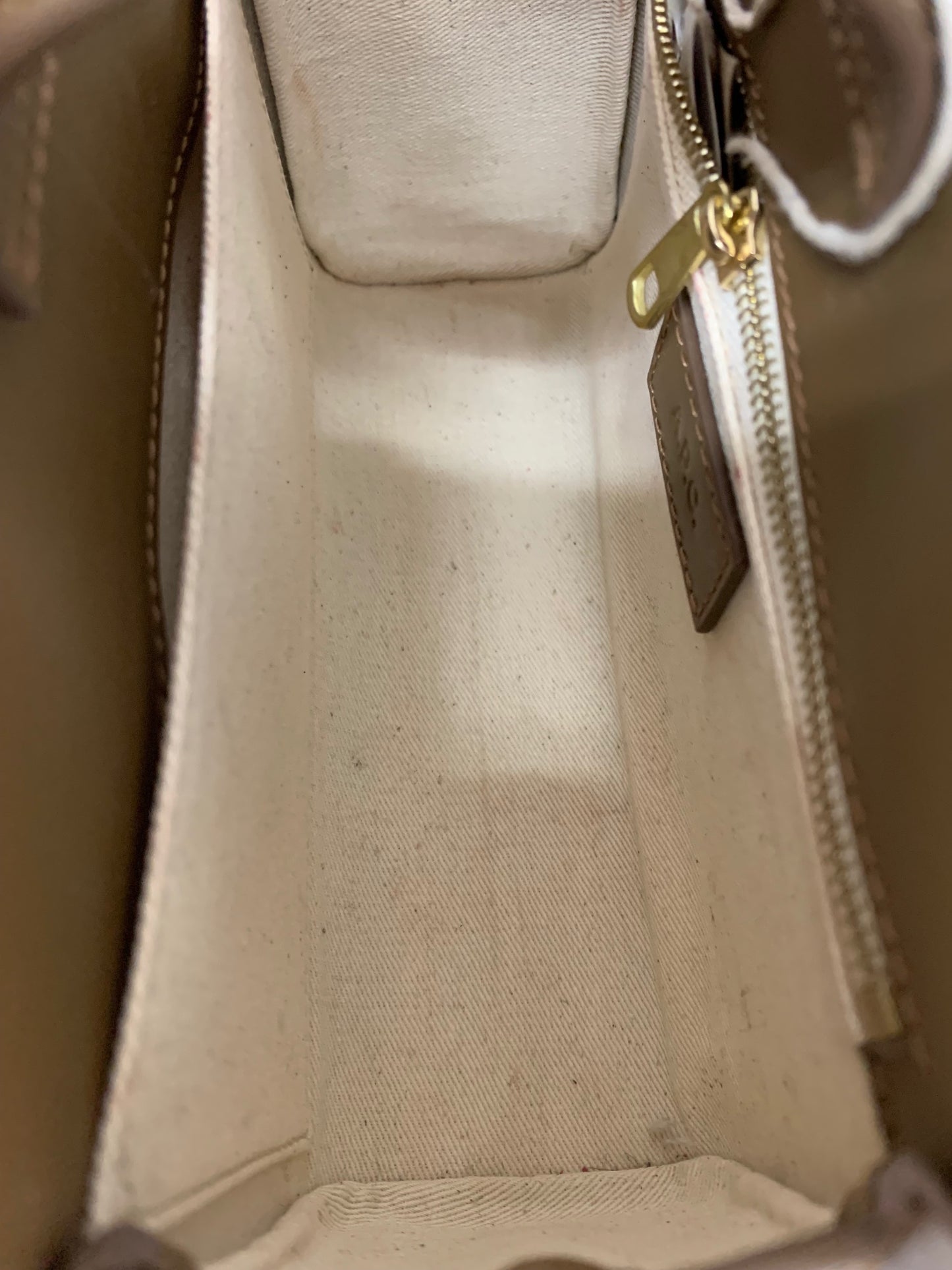 アーペーセー Demi-Lune スモールトートバッグ ブラウン レザー 2way ITV8SCXK916G