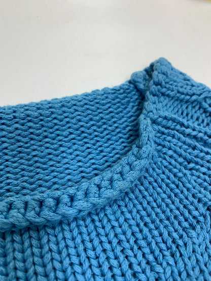 デイジーリン Cotton Silk ミスリンお気に入りセーター 06128 F ブルー ITFPE8SJR348