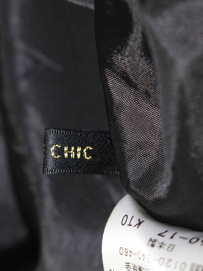 トゥービーシック W5S81-790-09 スカート 40 ブラック フラワーモチーフ ITU3JCAZNGMI