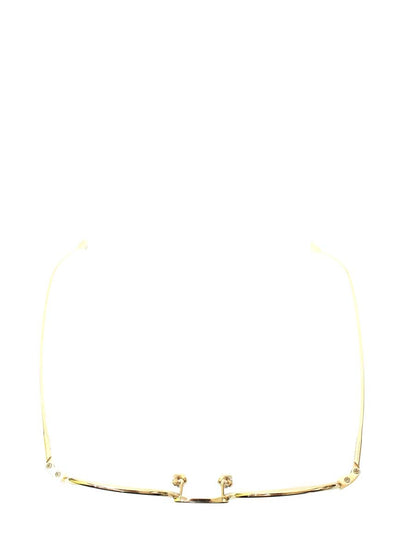 ネイティブサンズ Roy 47 メガネ ゴールド チタンフレーム ストロベリーシェイプ ITNVCR8EI76K