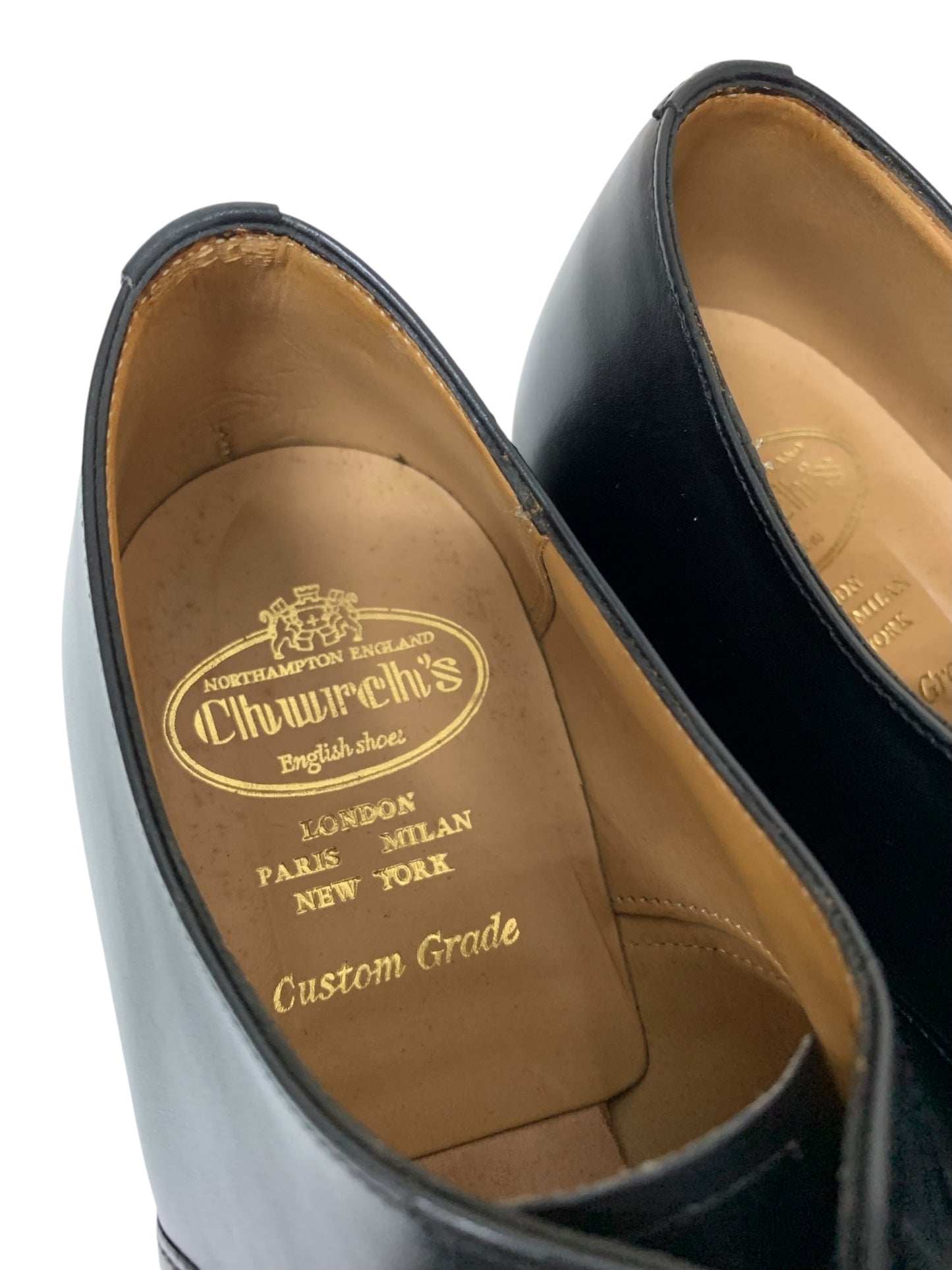 チャーチ カスタムグレード コンサル ドレスシューズ 65 ブラック カーフスキン オックスフォード 173 ITMROLN3UPYI