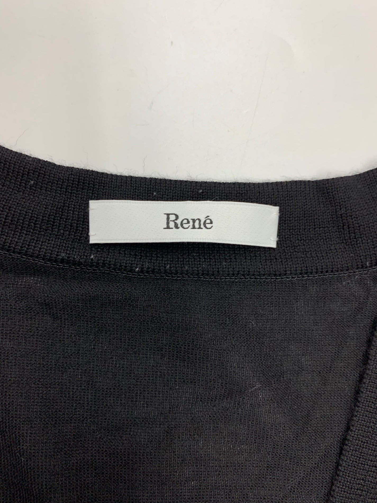 ルネ 6312170 カーディガン 36 ブラック ウール ミディアム IT2Y72VB3OFC 【SALE】