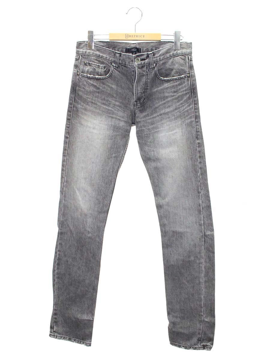 シシ デニムパンツ S グレー ダメージ加工 IT5B6Z4VQ6CK