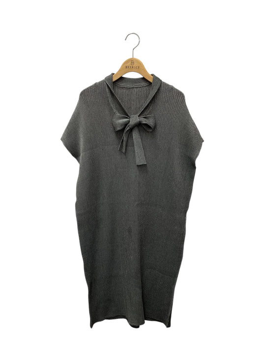 スペッチオ 411-551 ワンピース 40 グレー プリーツ ITB3RH2MHF0G
