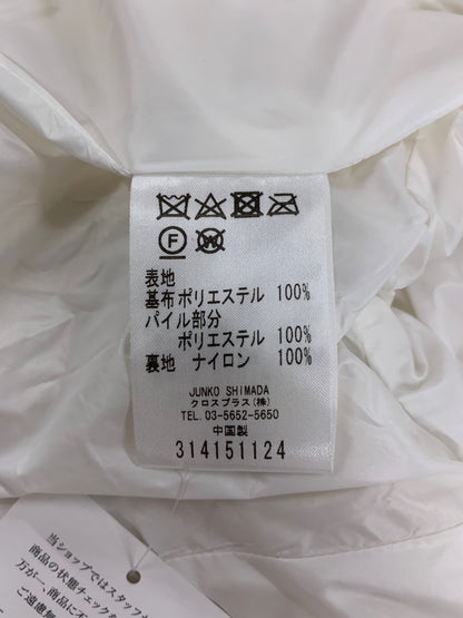 フォーティーナインアベニュー 314151124 ブルゾン 38 ホワイト ボアノーカラーブルゾン IT0C58UA7588