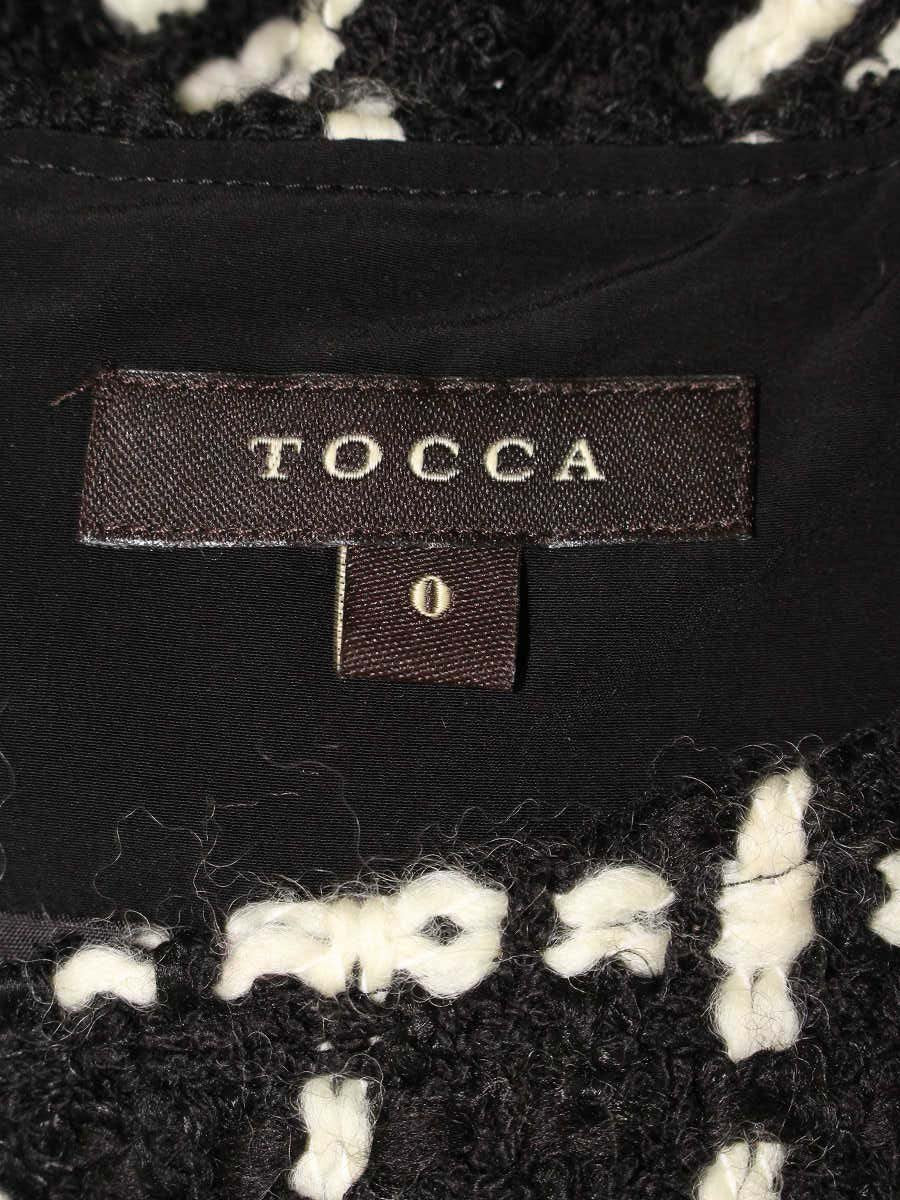 トッカ COCO ドレス OPTOKW0400 ワンピース 0 ブラック ツイード IT3KLR2M0B04