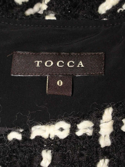 トッカ COCO ドレス OPTOKW0400 ワンピース 0 ブラック ツイード IT3KLR2M0B04