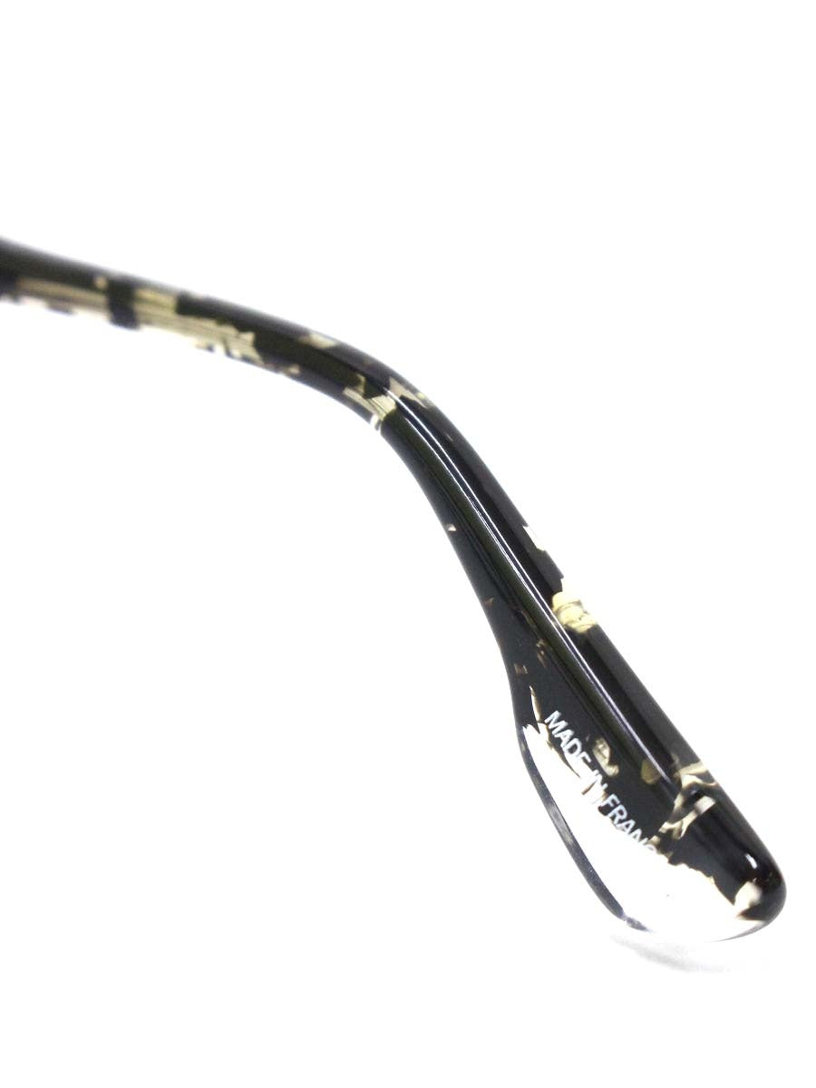 ワイズ 81-0025-2 メガネ ブラック/クリア セルフレーム フルリム ウェリントン ITA19JBFYIRC