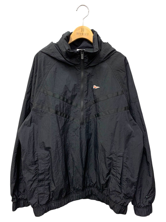 ナイキ AS M NSW WR+ LND HZ HD JKT FD0903-010 ナイロンジャケット L ブラック ハーフジップ ITCTDKIXK1EM