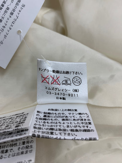 エムズグレイシー 529529 ショートコート 38 アイボリー パールボタン プードルコート ITLCTVV0676A