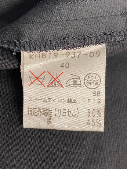 エポカ パンツ 40 ブラック ストレッチ IT8ZVLD30HKG