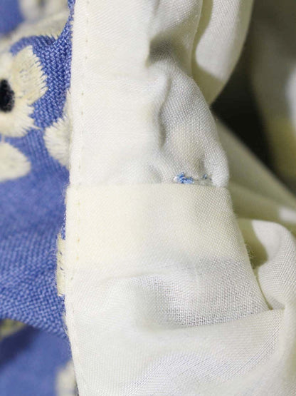 トッカ OPTOGM0540 ワンピース 2 ブルー/イエロー カットワーク 刺繍 ITASQYPZ7J6F 【SALE】