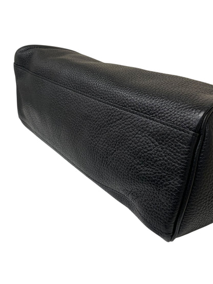 シータパランティカ ハンドバッグ ブラック レザー バンブー ターンロック 2way ITCUOYF5F5A4