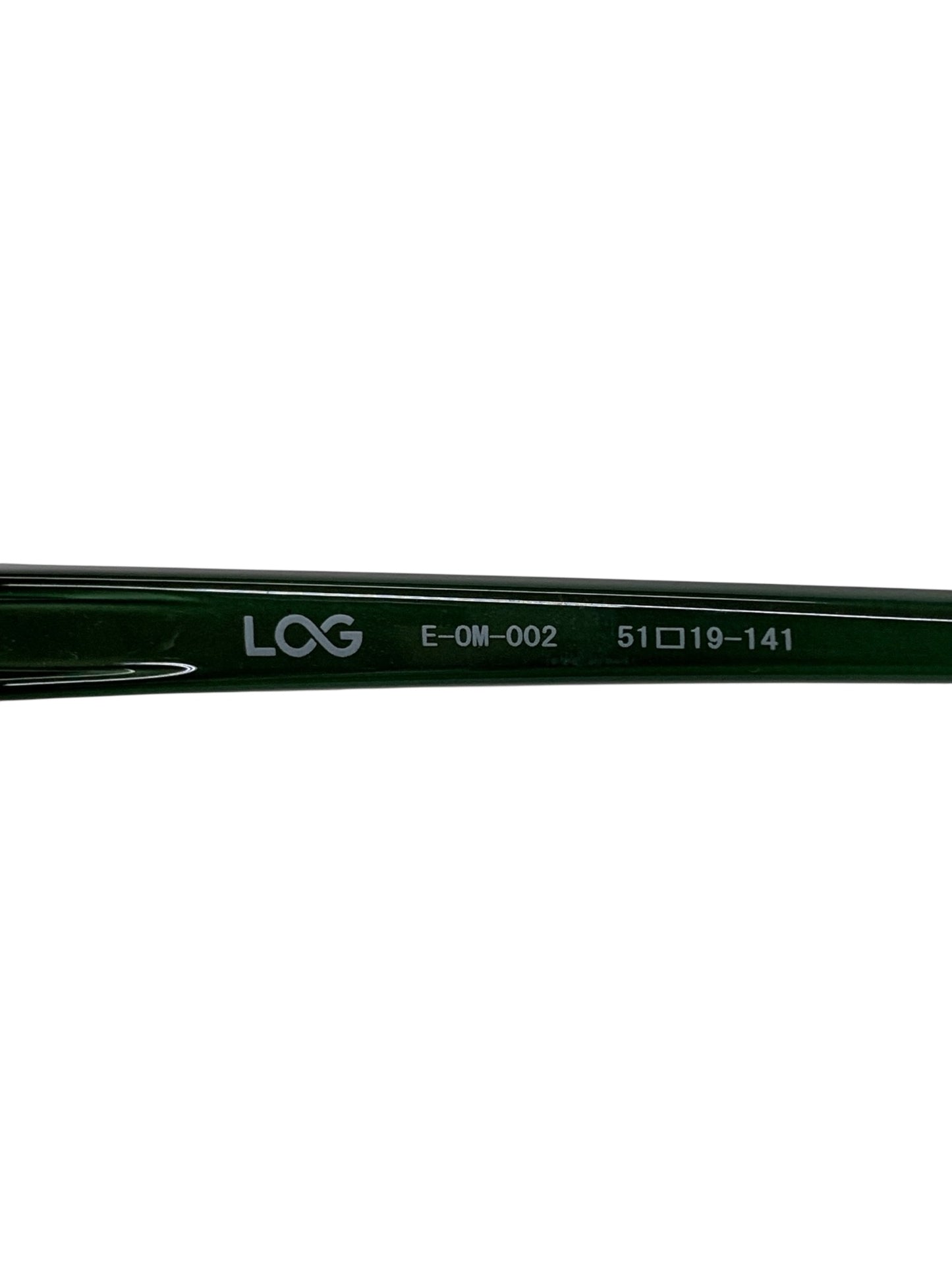 アウルミルズ E-OM-002 メガネ グリーン LOG別注 セルフレーム ボストン ITCL7JUYS1II