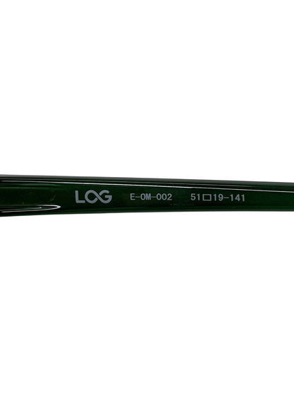 アウルミルズ E-OM-002 メガネ グリーン LOG別注 セルフレーム ボストン ITCL7JUYS1II