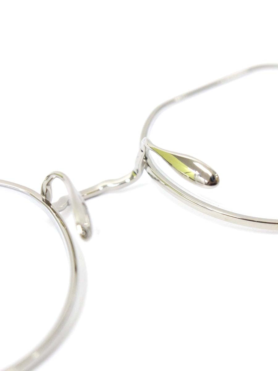 ayame（アヤメ） CP45 眼鏡 メガネ シルバー クラウンパンド フルリム メタルフレーム IT0NQH7QGXSN